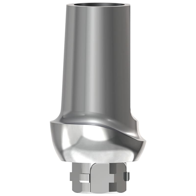 Prepable Ti Abutment, 1mm, 0&deg;, Narrow Incisor