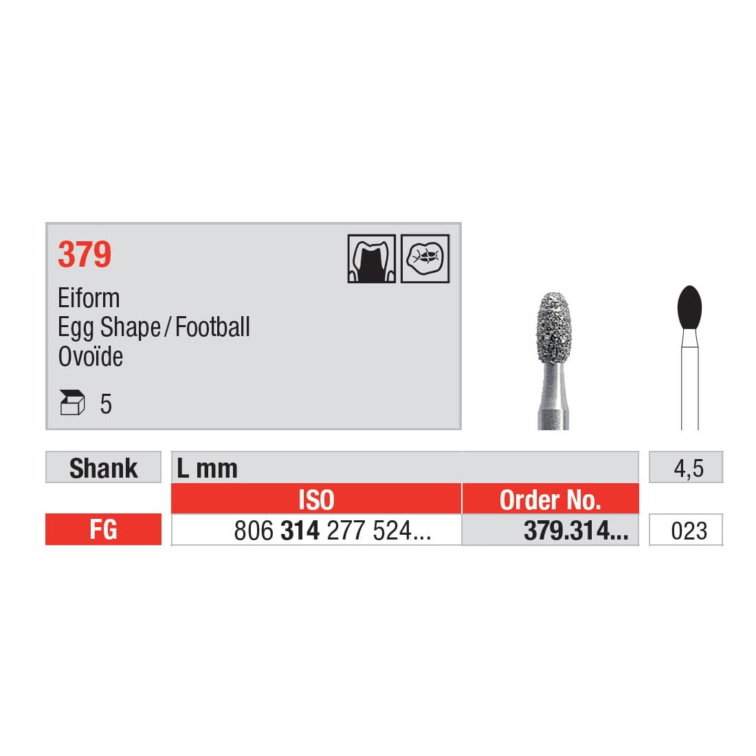 سنابل ماسية, بيضاوي FG-23