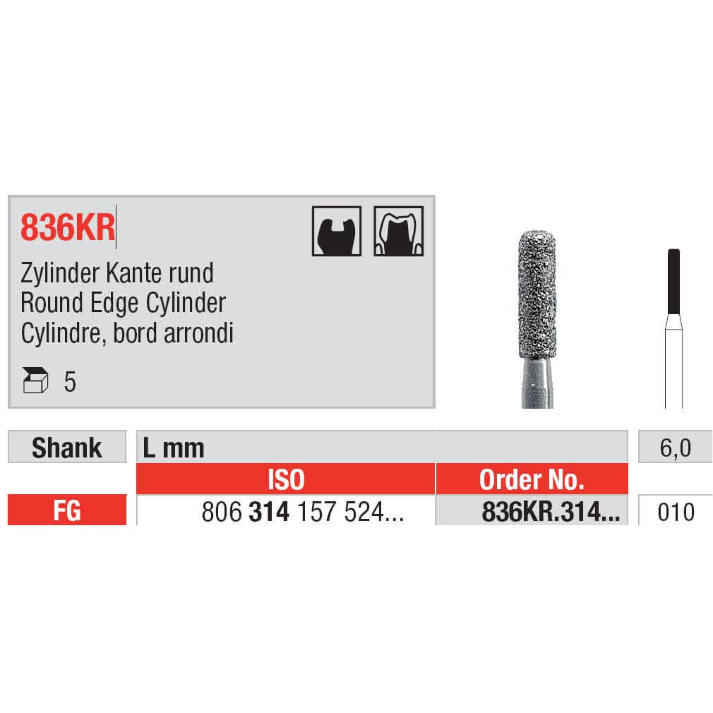 سنابل ماسية, اسطواني بزوايا مدورة FG-10