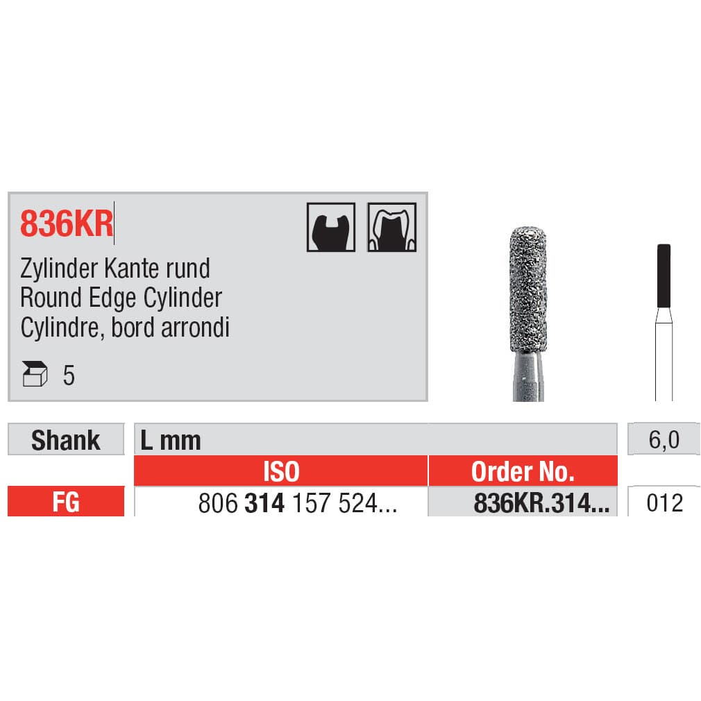 سنابل ماسية, اسطواني بزوايا مدورة FG-12