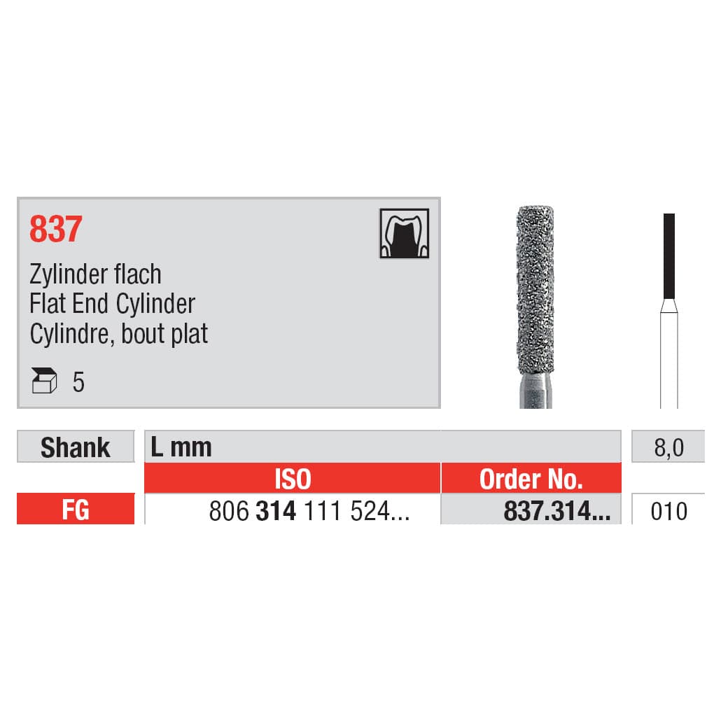 سنابل ماسية, اسطواني نهاية مقطوعة FG-10