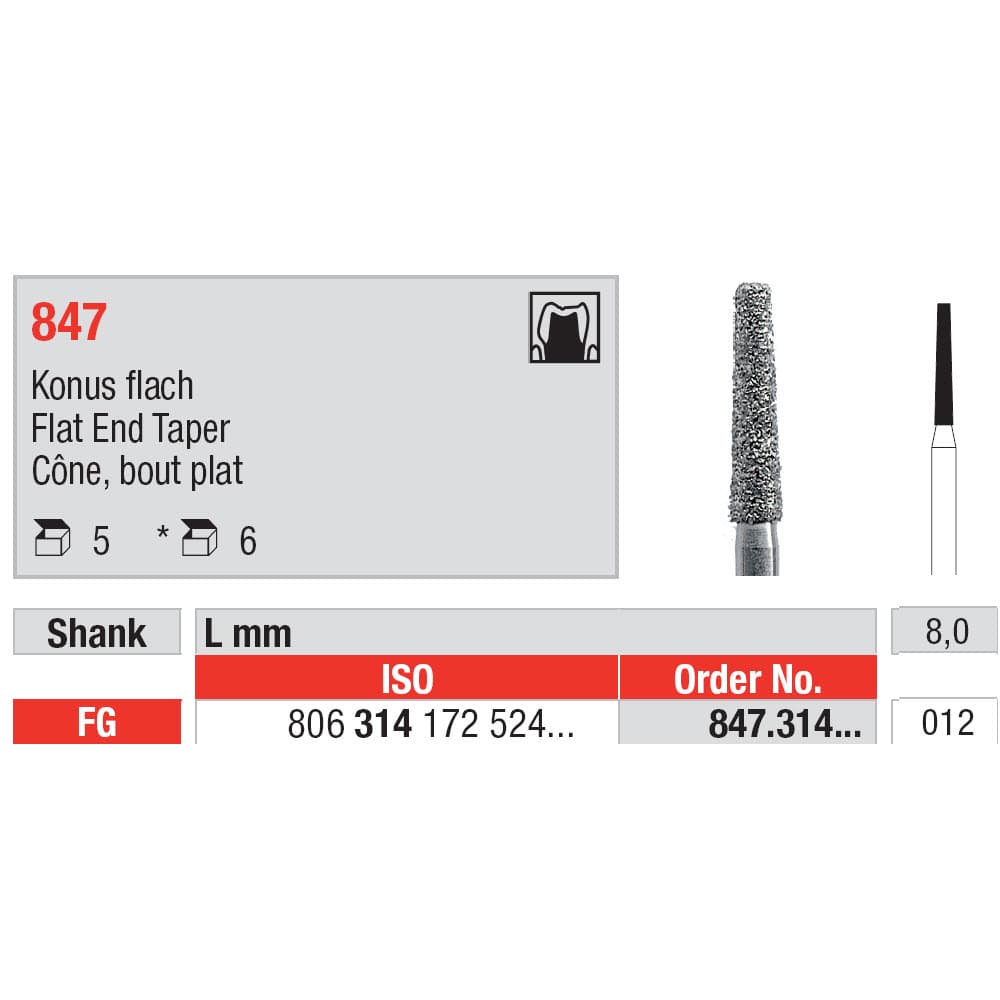 سنابل ماسية, قمعي بنهاية مقطوعة FG-12