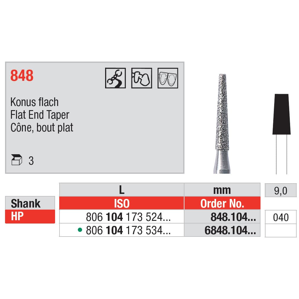 سنابل ماسية, قمعي بنهاية مقطوعة HP-40