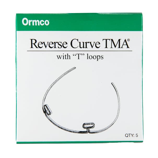 Reverse Curve TMA with T Loop, 30mm, Blue, .016 x .022
