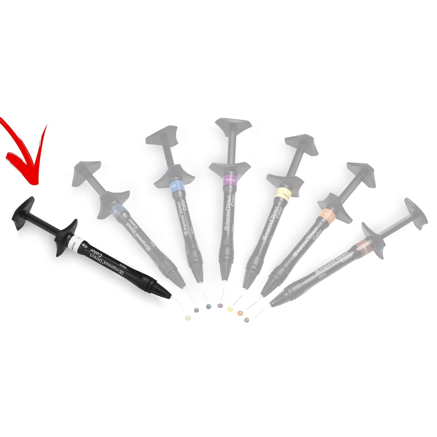 Empress Direct Composite Color Tint, White, Syringe